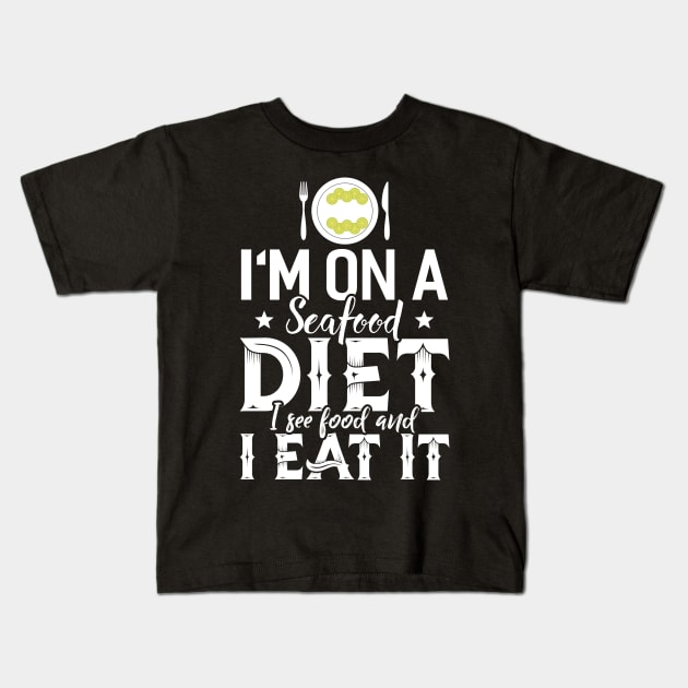 I´m on a Diet Kids T-Shirt by Dojaja